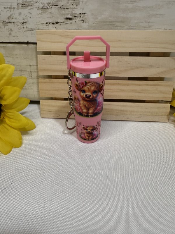 Mini Tumbler  ( Pink Cow)