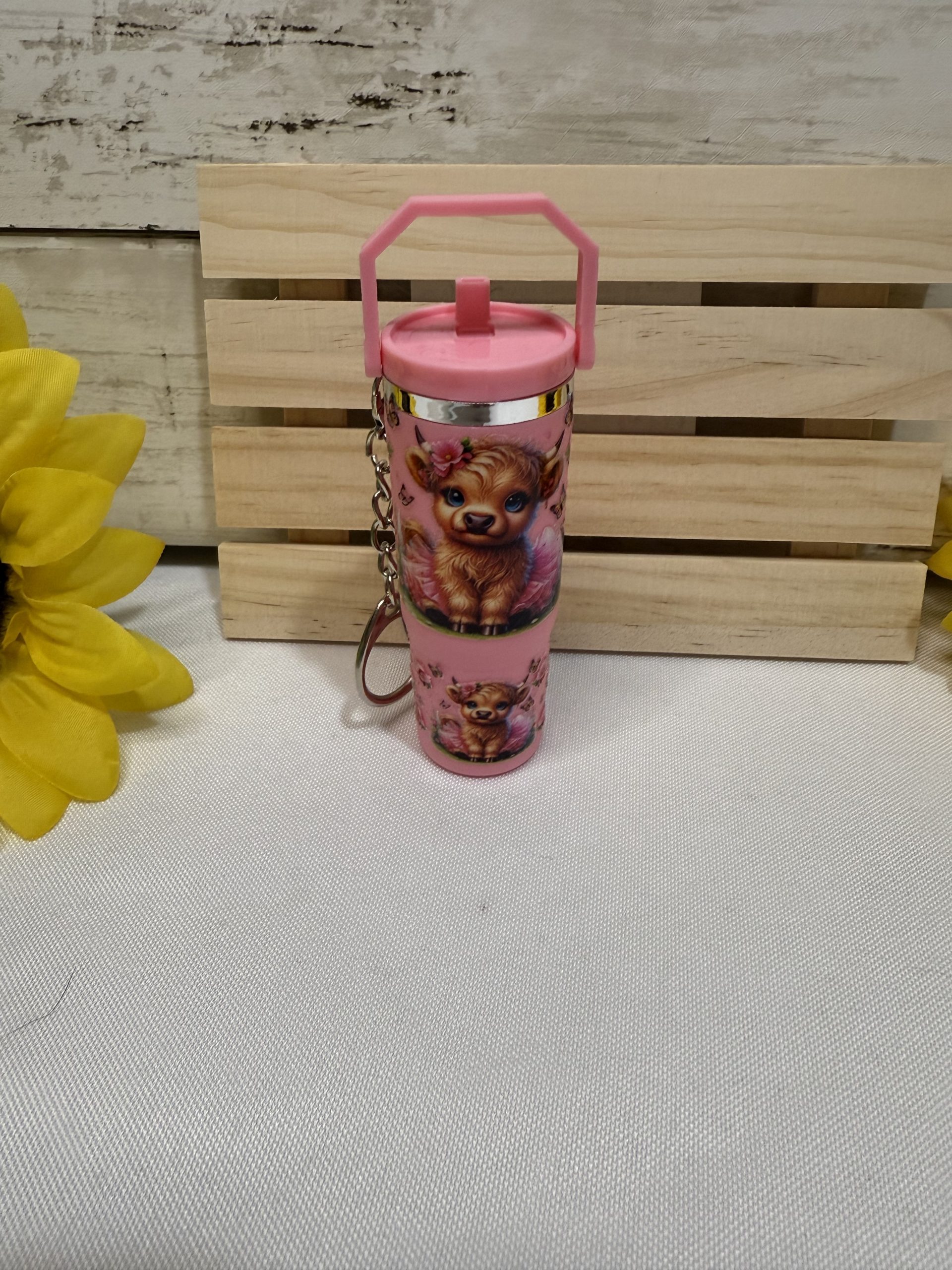 Mini Tumbler  ( Pink Cow)